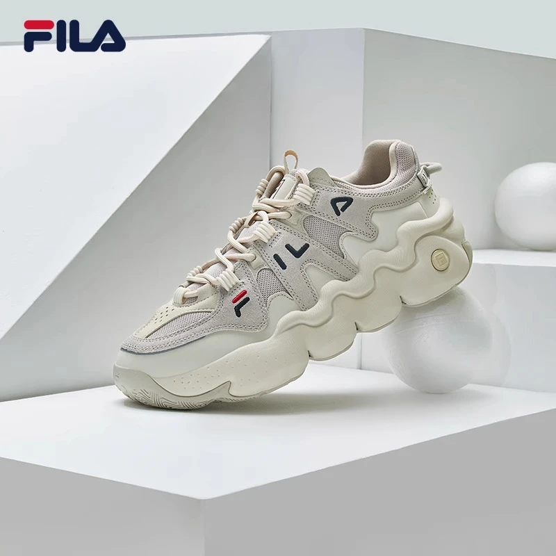 【流光风】【PANINI】FILA斐乐秋冬网面透气面包篮球鞋运动增高老爹鞋