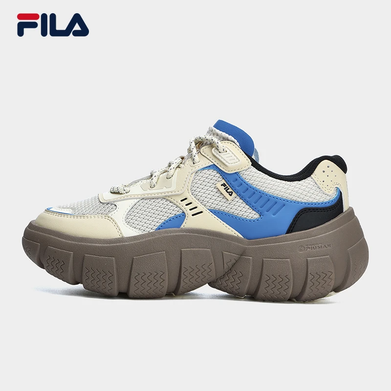 Fila/斐乐情侣夏季透气增高厚底气泡鞋网面老爹鞋秋季F12W321105F
