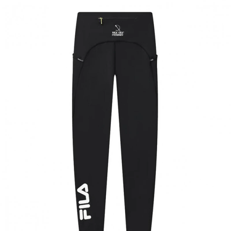 Fila/斐乐官方女子休闲打底裤2023秋新款紧身打底裤F11W319604