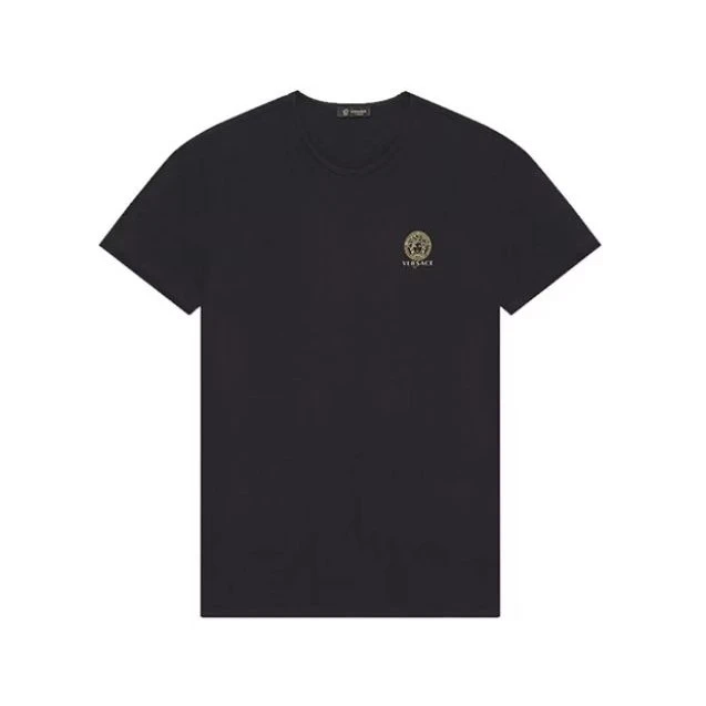 全新未使用 Versace/范思哲 美杜莎头像印花修身时尚短袖圆领 T恤