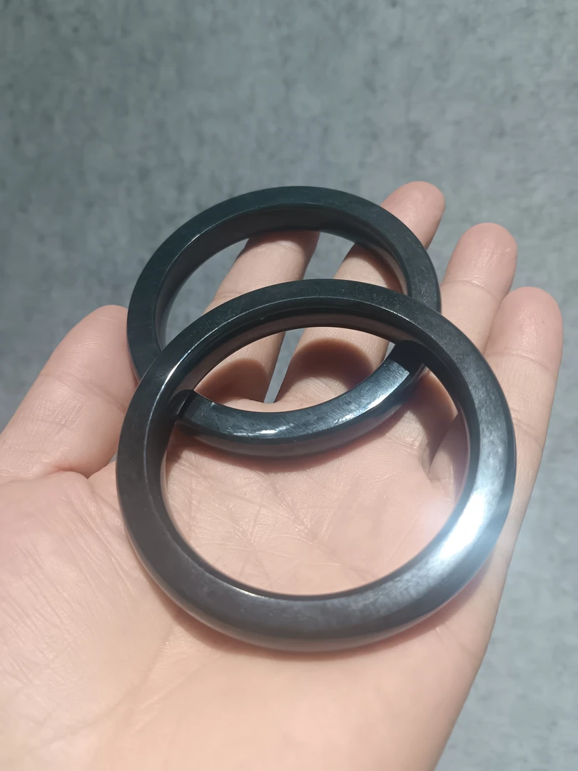 和田玉手镯多样性发一尺寸约（10mm×8.5mm）198x