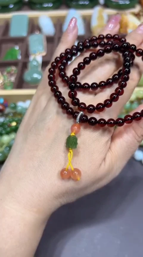 【闪购商品】琥珀颈饰未镶嵌拍一发一,多样性发货5-6