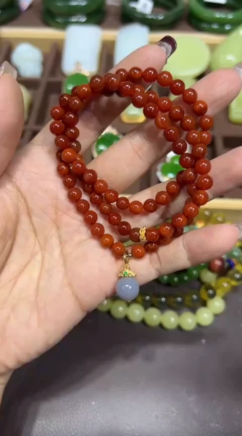 【闪购商品】玛瑙/玉髓颈饰未镶嵌拍一发一，多样性发货*79