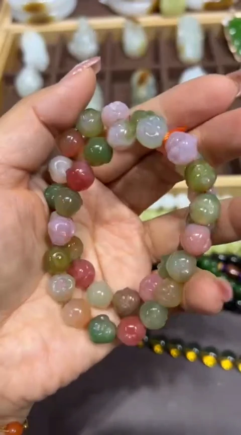 【闪购商品】玛瑙/玉髓手链未镶嵌拍一发一,多样性发货9-10