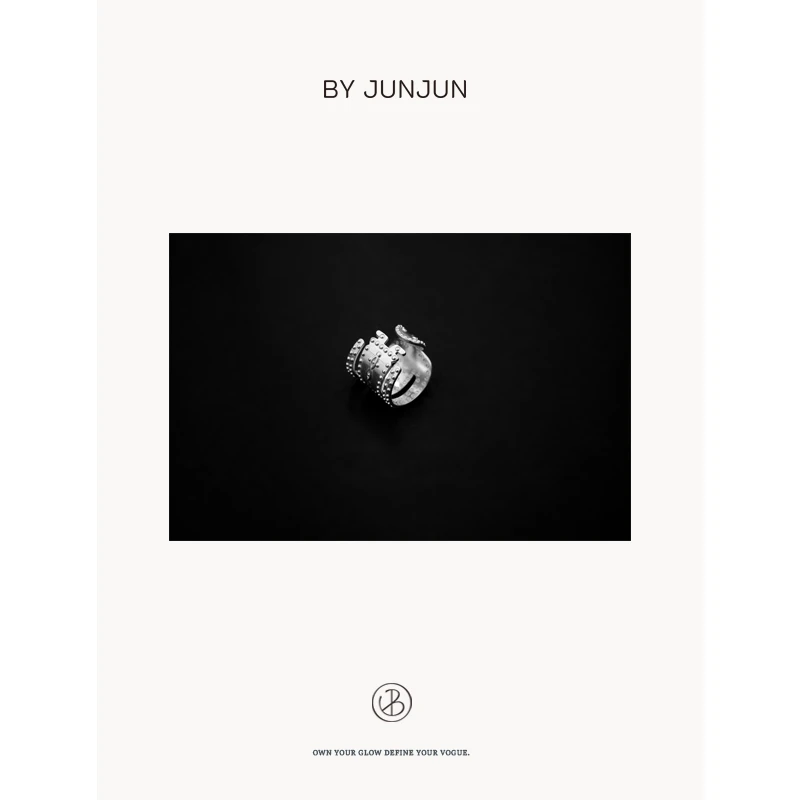 925银戒指 Byjunjun小众设计师 珺珺定制款戒指C24X0471