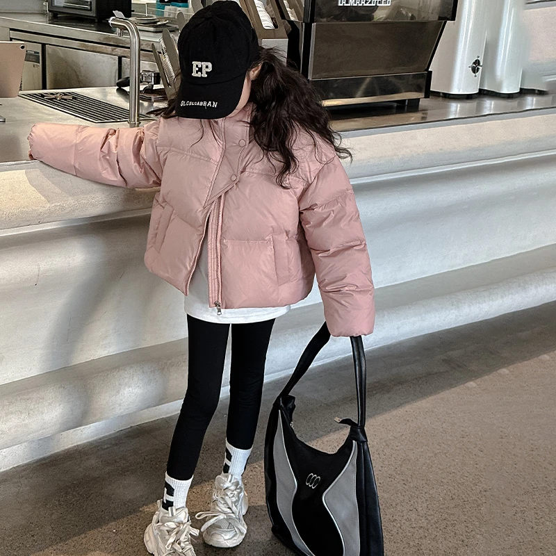 女童冬装棉服2023新款洋气6-12岁15岁儿童冬季加厚小女孩韩版洋气