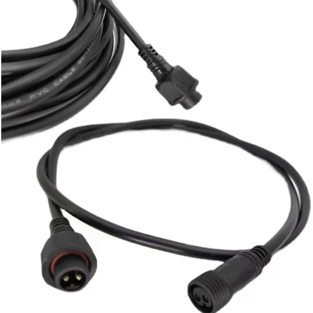 【五米线双孔】太阳能灯五米对接通用延长线太阳能投光灯延长线