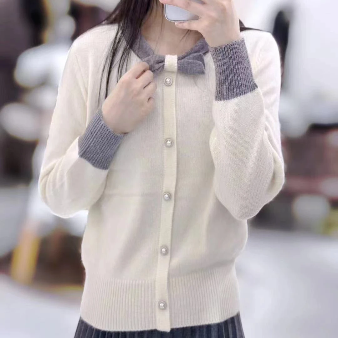 阿莫图299链接针织羊毛衫