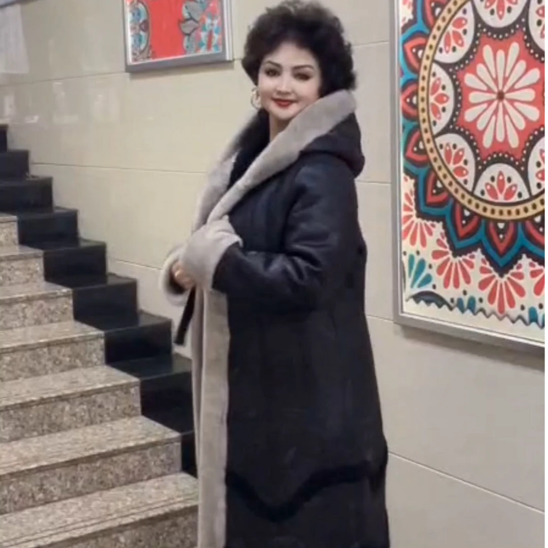 2024新款时尚显瘦长款显气质毛呢大衣