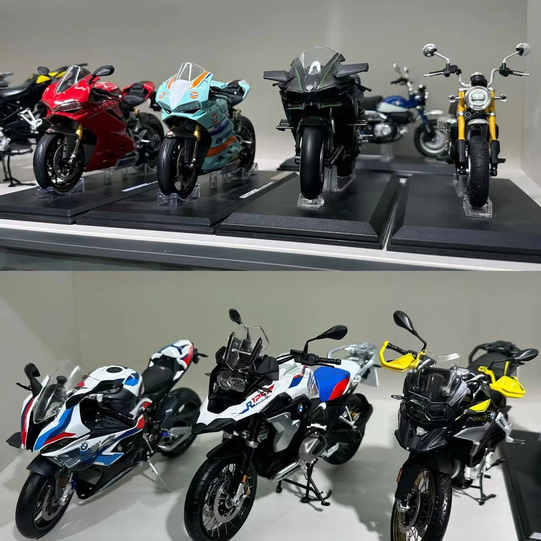 1/10 宝马 M1000rr/杜卡迪1299 摩托车合金模型收藏版转向前轮