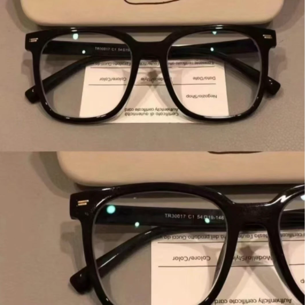 早八素颜神器！温柔显瘦复古方框可配度数素颜平光近视眼镜框架女