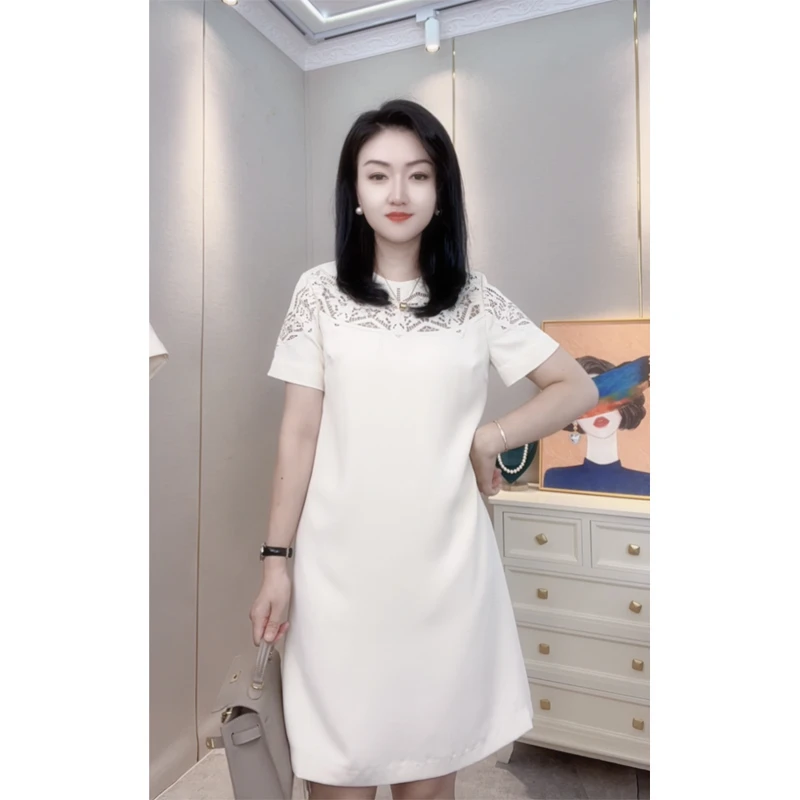 【深圳-南油】2024新款女装时尚气质专柜休闲显廋连衣裙24209#