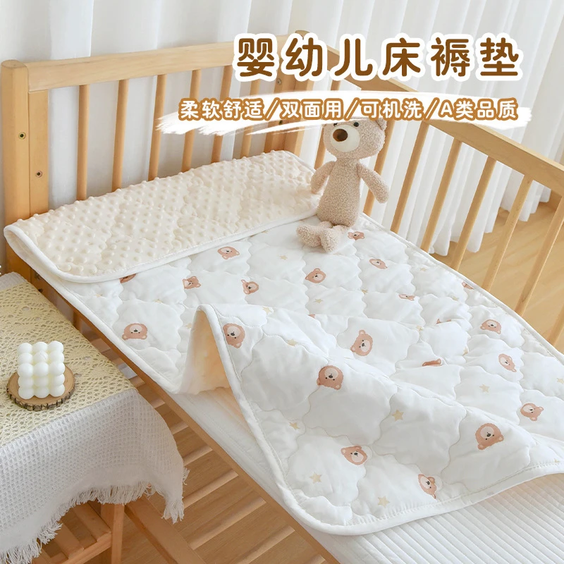 新生儿童婴儿纯棉褥子床垫子幼儿园宝宝午睡专用拼接床褥铺被机洗