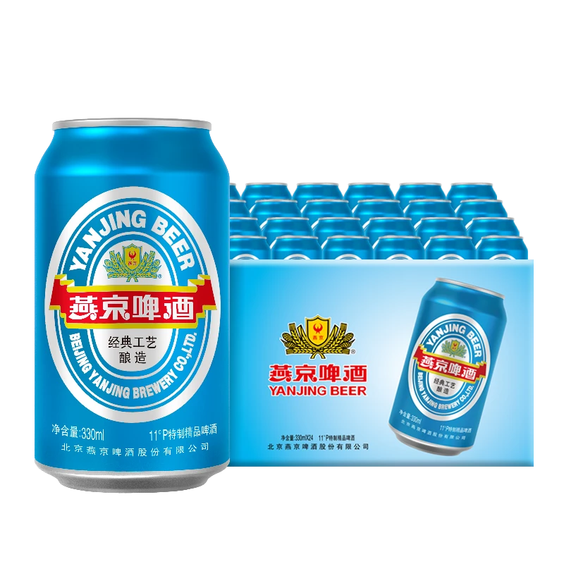 YANJING/燕京啤酒蓝听11度 经典工艺 330ml*24瓶（晁夕特价）
