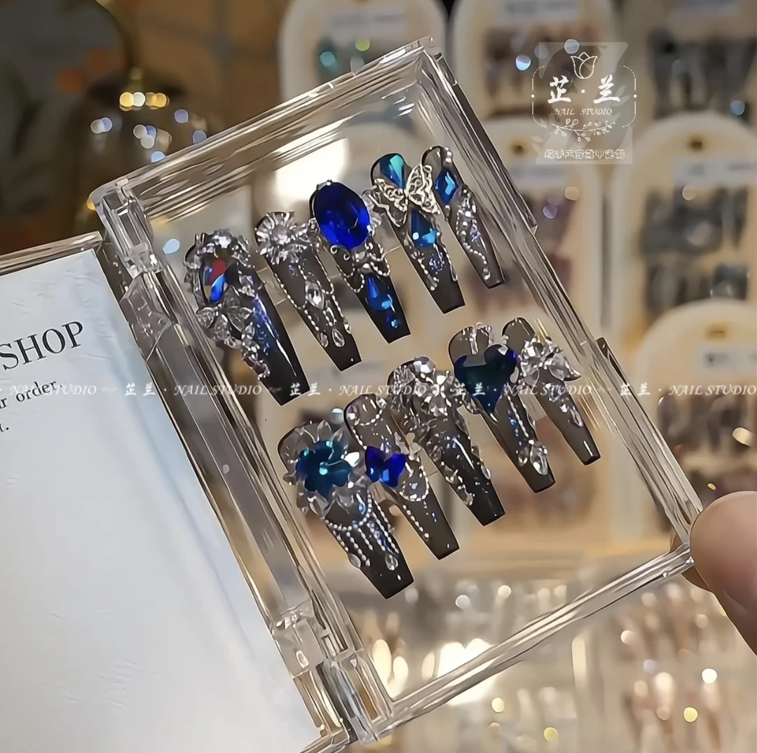 【幽梦】芷兰纯手工定制美甲可拆卸穿戴甲