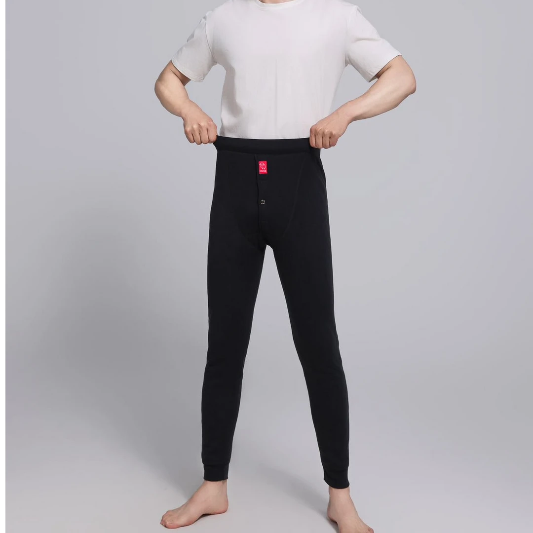 （男士）100%羊毛裤-秋冬季内穿高腰防寒暖裤保暖裤羊毛裤冬季加厚