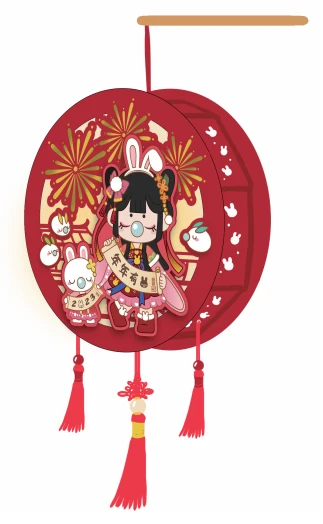 若来Nanci DIY手工灯笼可亮灯