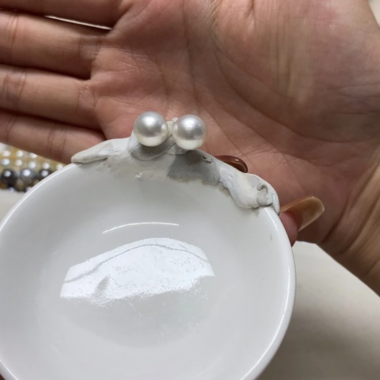 【闪购商品】海水珍珠耳钉未镶嵌