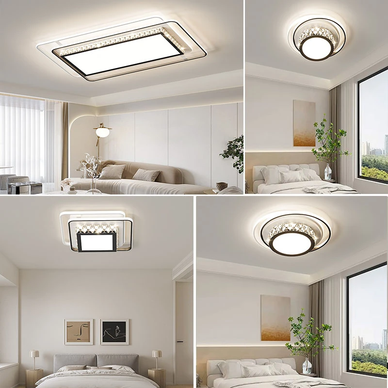 客厅灯家用现代简约高亮房间全光谱轻奢LED大气卧室大厅全屋灯具