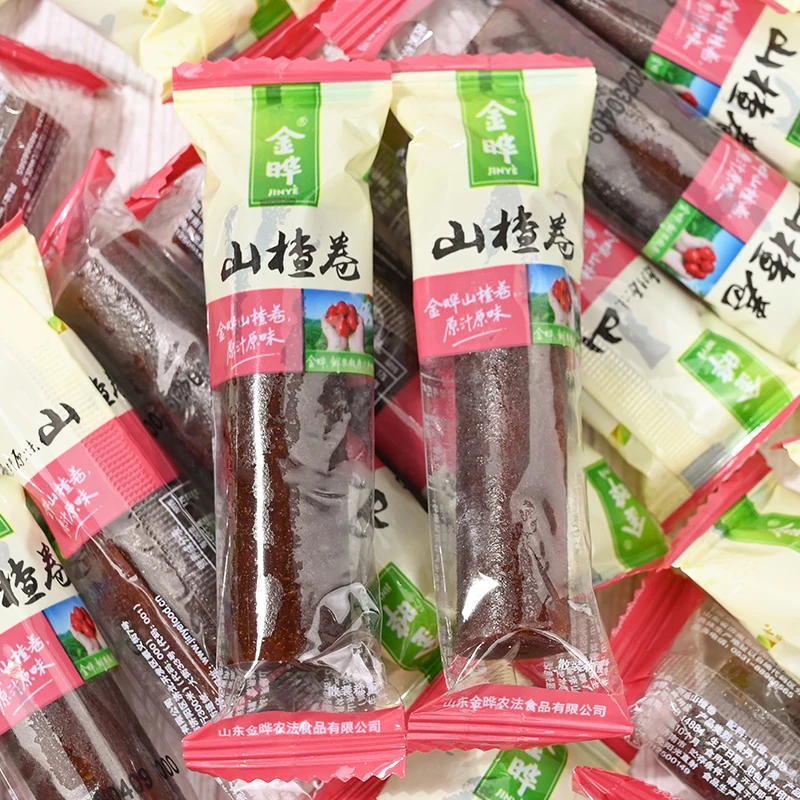 金晔山楂卷大片卷儿童干果片脯蜜饯解馋开胃小时候休闲零食品