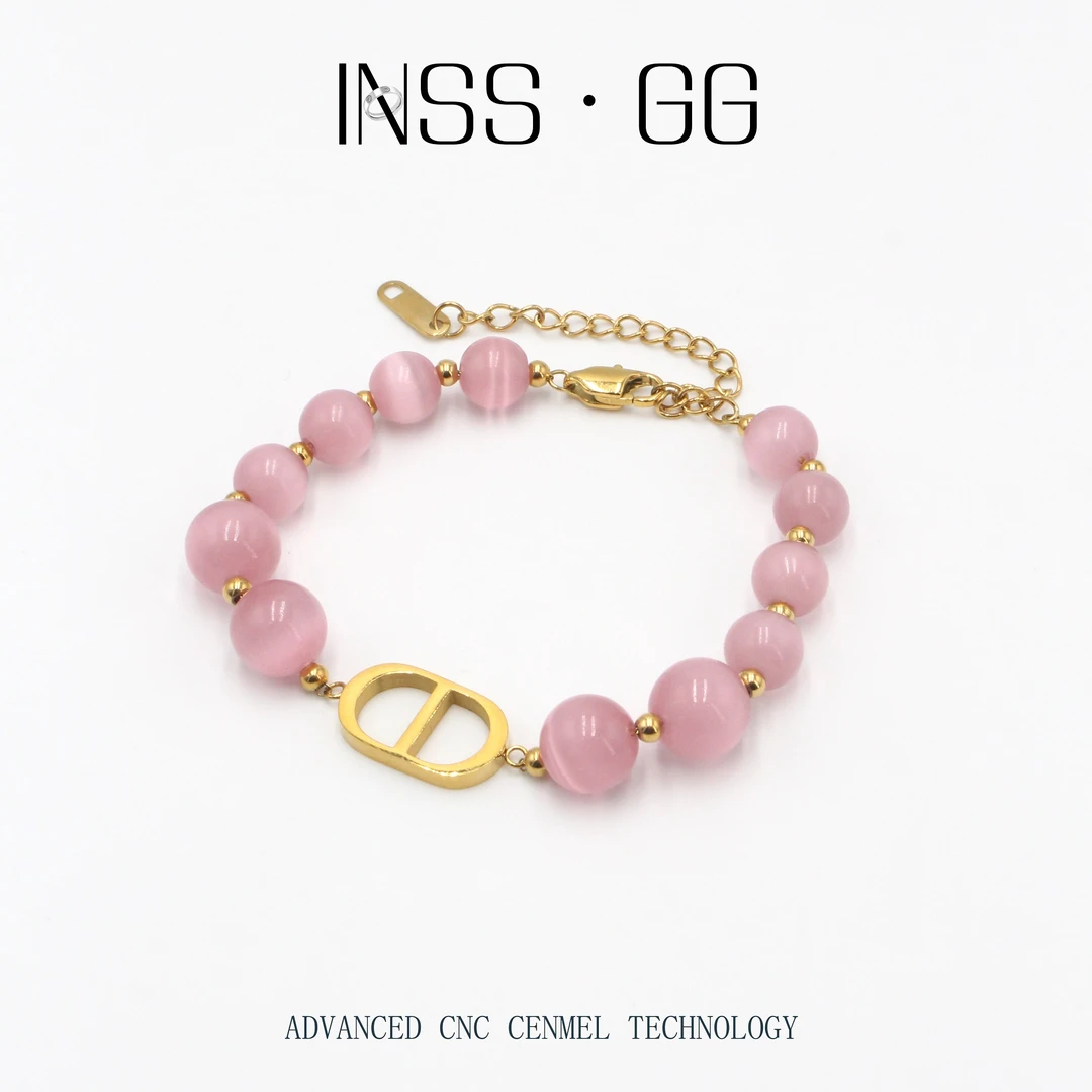 钛钢仿水晶手链 【INSS · GG】气质轻奢时尚百搭简约ins手链S004