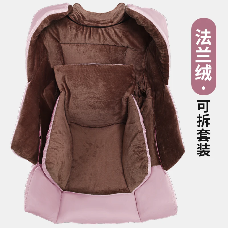 新款法兰绒电动车挡风被冬季款加绒加厚升级加宽护肩保暖防水防风