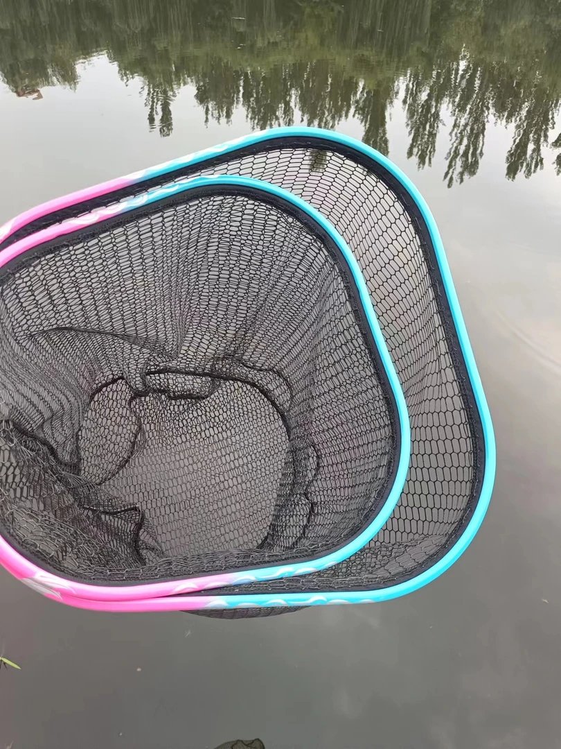 巨物抄网头黑坑超硬加深专用竞技大物抄网头防挂钩速干网钓鱼用品