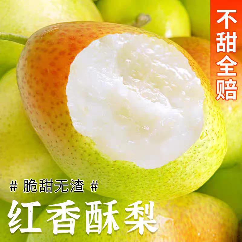 【全网爆款】红香酥梨子10元5斤