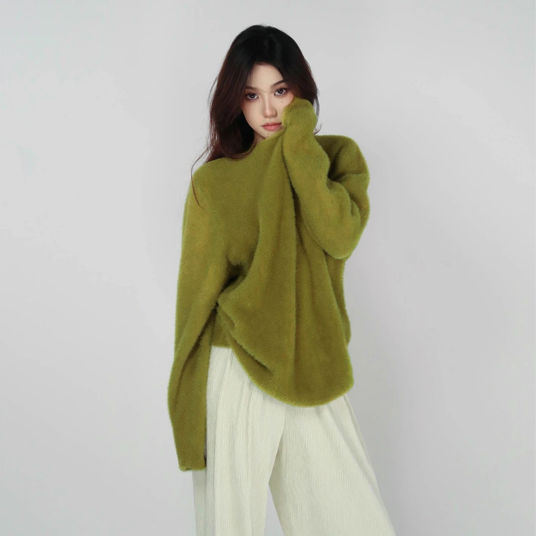 4折清 不tui不换 施施SICCI 彩色系列超仙软糯系舒适柔软厚毛衣