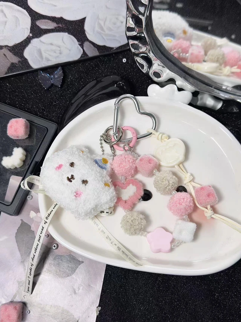 【闪电福利场】亚克力配件 手机链材料包 包挂diy材料包