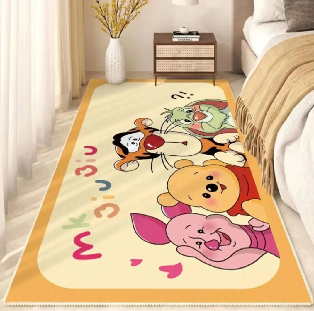 加厚床边地垫厨房地毯满铺防滑长条床边毯耐脏少女心大面积