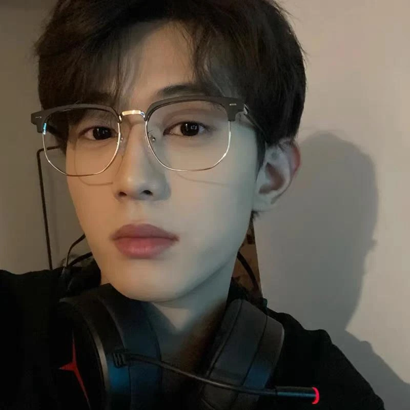 平光镜 近视眼镜 老花眼镜 男女同款半框素颜黑框防蓝光显脸小