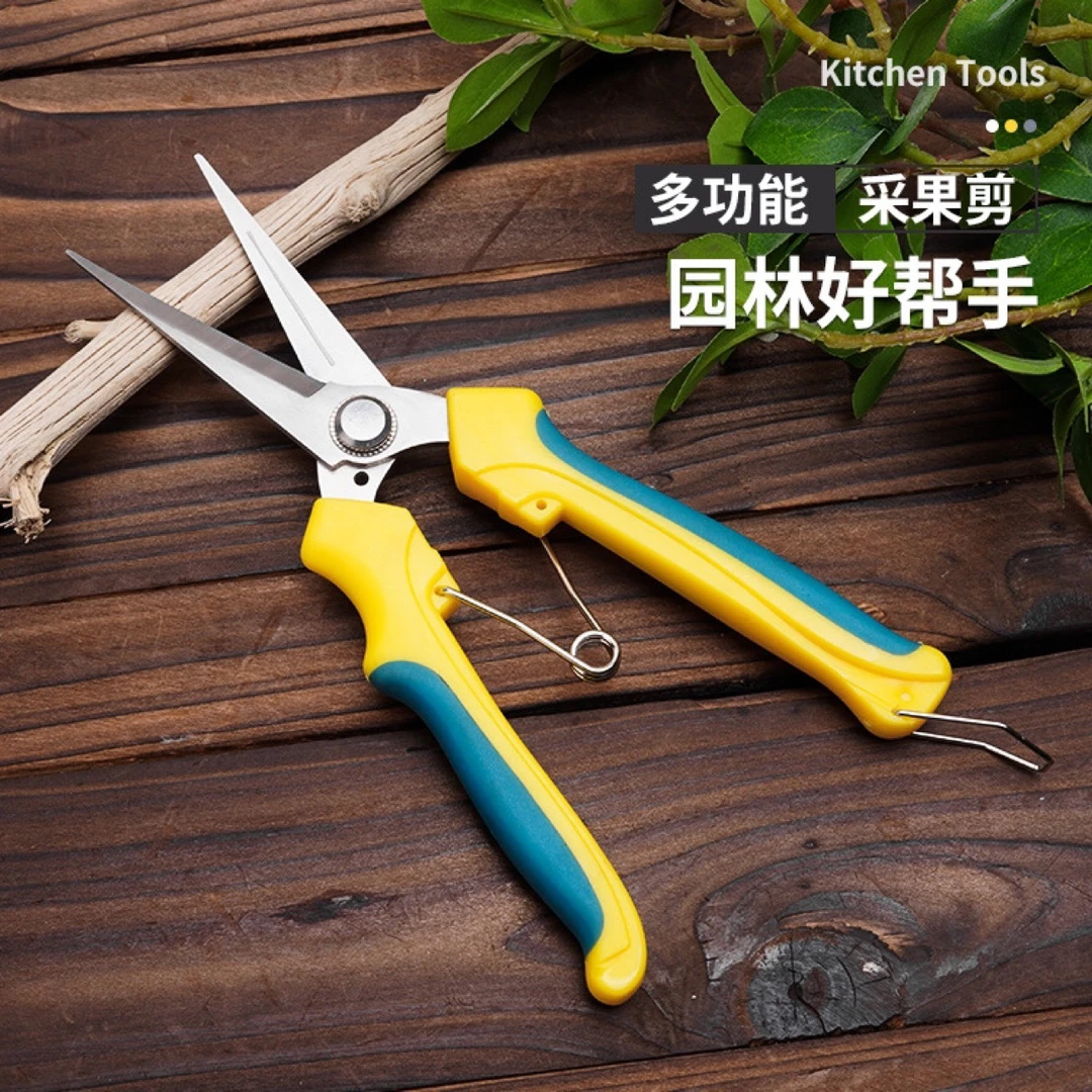多功能摘果剪省力锋利修枝剪采果神器果园专用剪刀园艺剪采稀果剪
