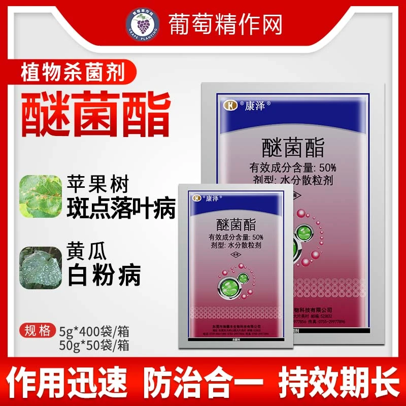 R康泽醚菌酯黄瓜白粉病苹果树斑点落叶病农药杀菌剂