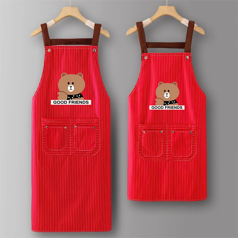 时尚围裙防油防水做饭厨房家用2025新款上班厨房背带日式防油厨房