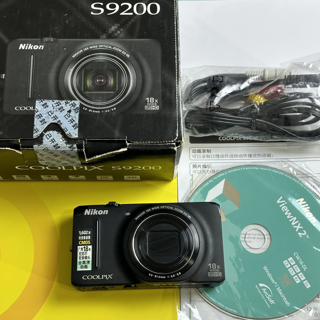 尼x康s9200 小长焦 1600万像素18倍光学变焦 数码相机