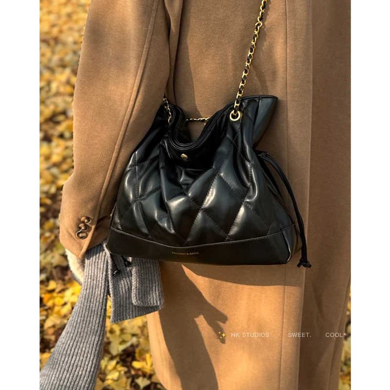 XI DAI·高级质感大容量通勤腋下包包女2024新款单肩斜挎包托特包