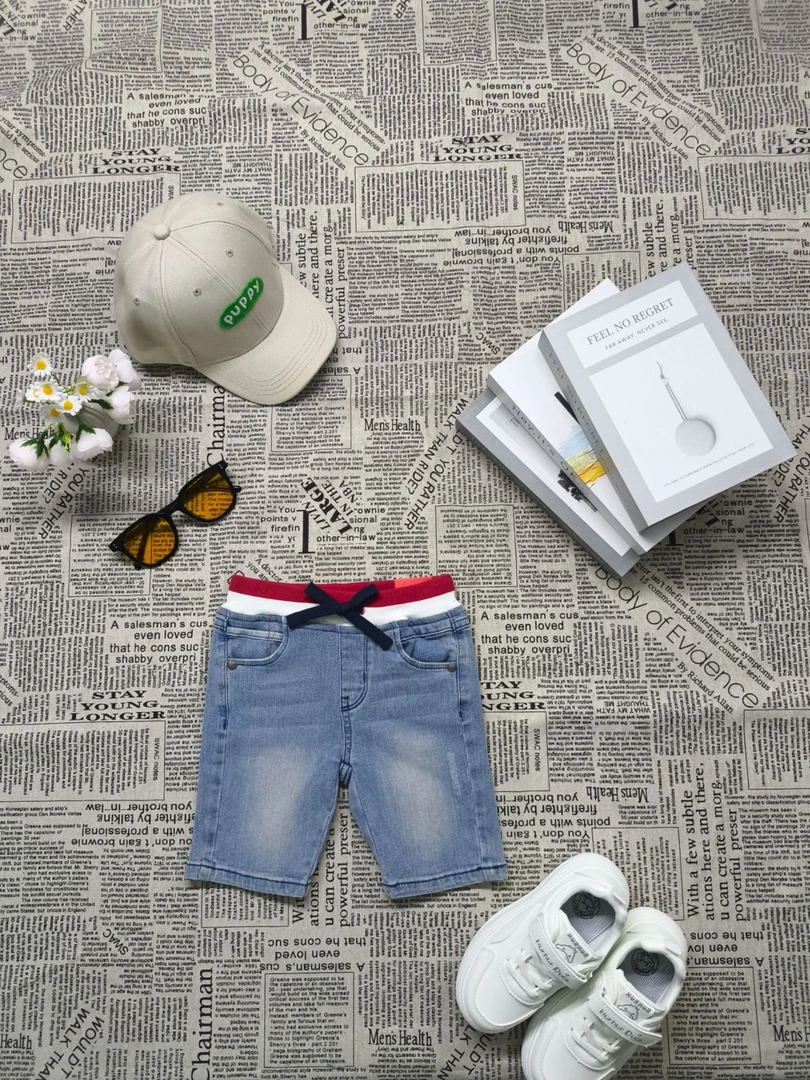 20年专业牛仔源头工厂直播链接儿童时尚法式 T桖、裤子、外套、百搭