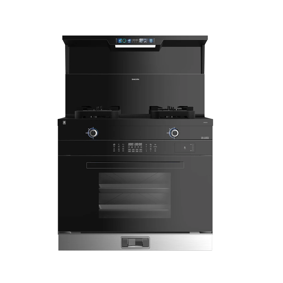 樱花SAKURA下排式集成灶蒸烤一体变频八档自动清洗JJZT/Y-CB022G