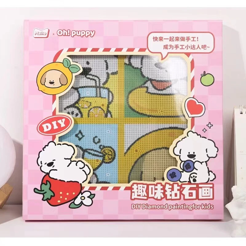 小狗帕皮缤纷果味钻石画