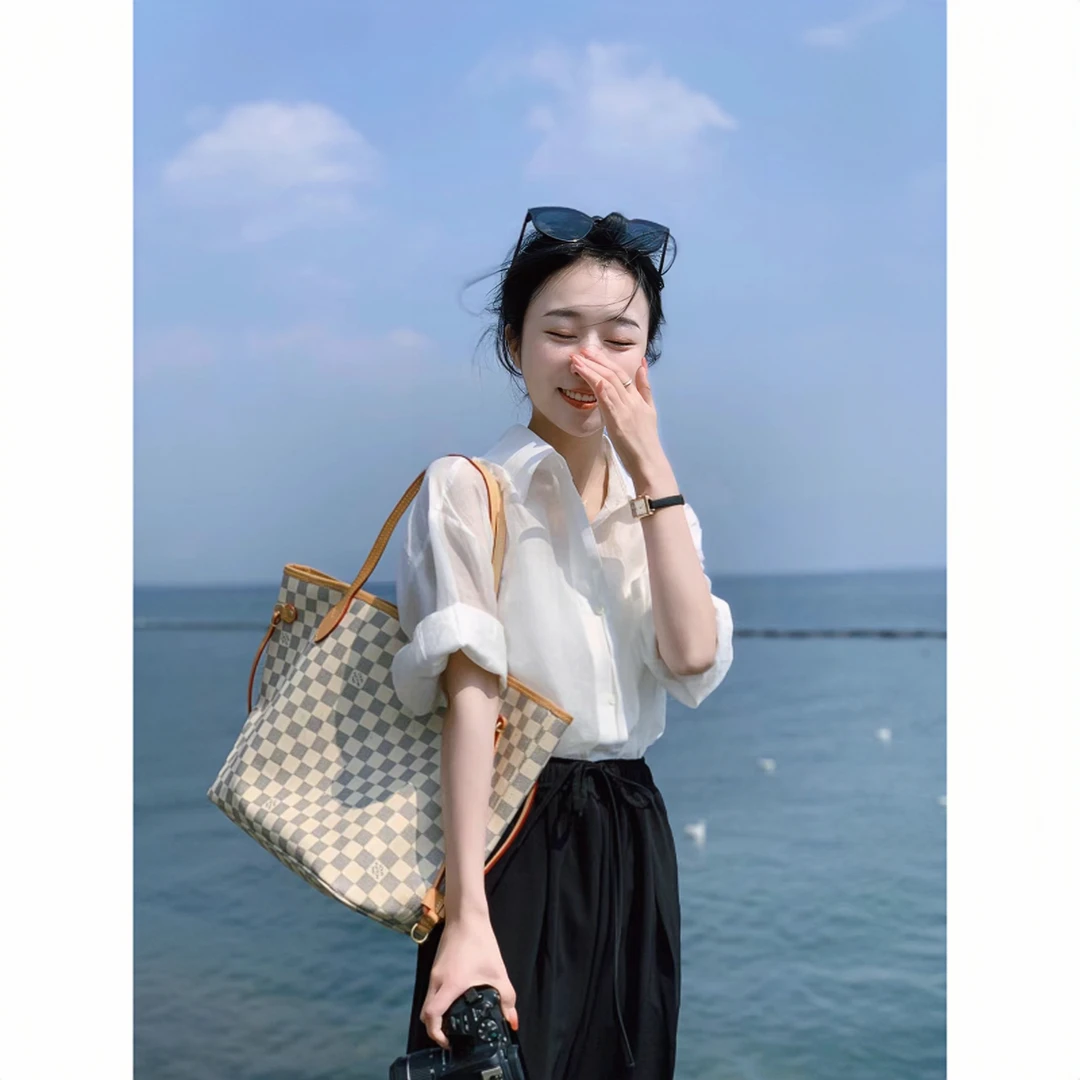 2025夏季新款防晒穿搭一整套高级感显瘦气质休闲职业两件套装