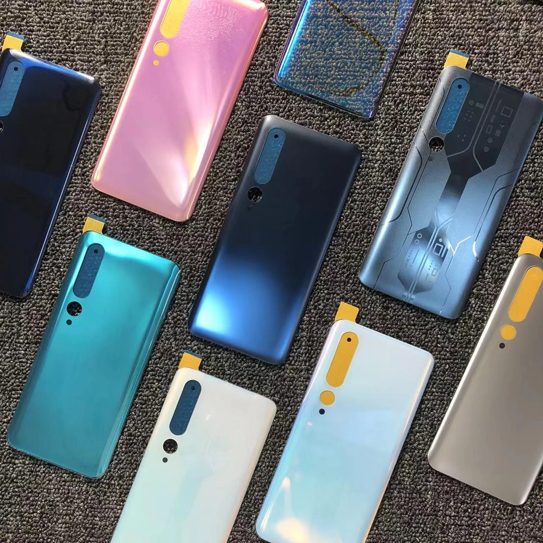 适用于小米10手机后盖玻璃 米10pro后壳电池盖背屏后背板机壳透明