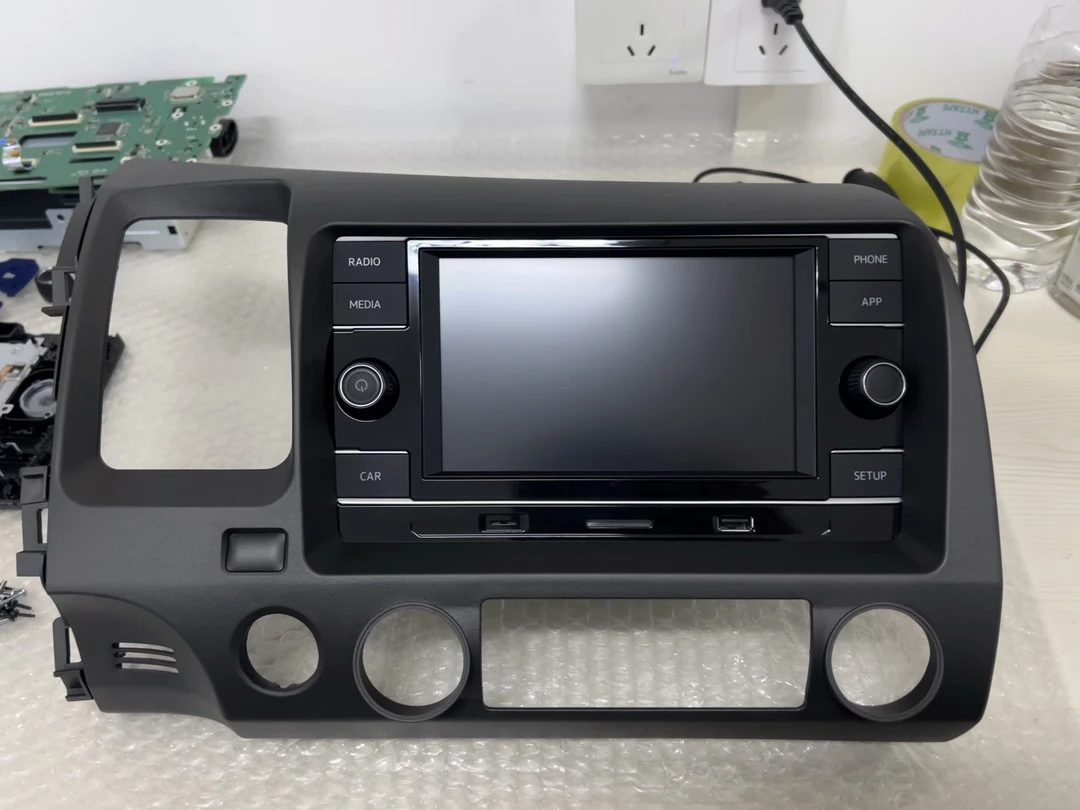 八代思域改大众280主机 超级蓝牙无损音质 有线CarPlay