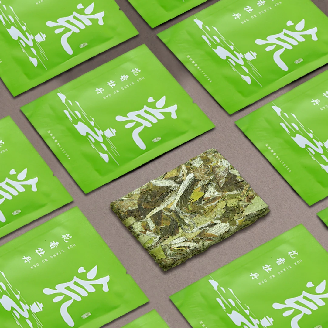 2025年白牡丹饼干茶福建高山头采花香牡丹一饼一泡便携茶叶小茶饼