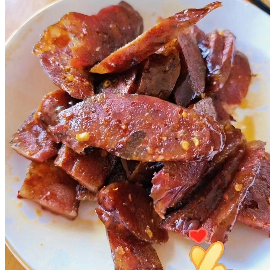恩施土家族苗族自治州正宗土家柴火烟熏腊香肠冷藏腊味香味食用