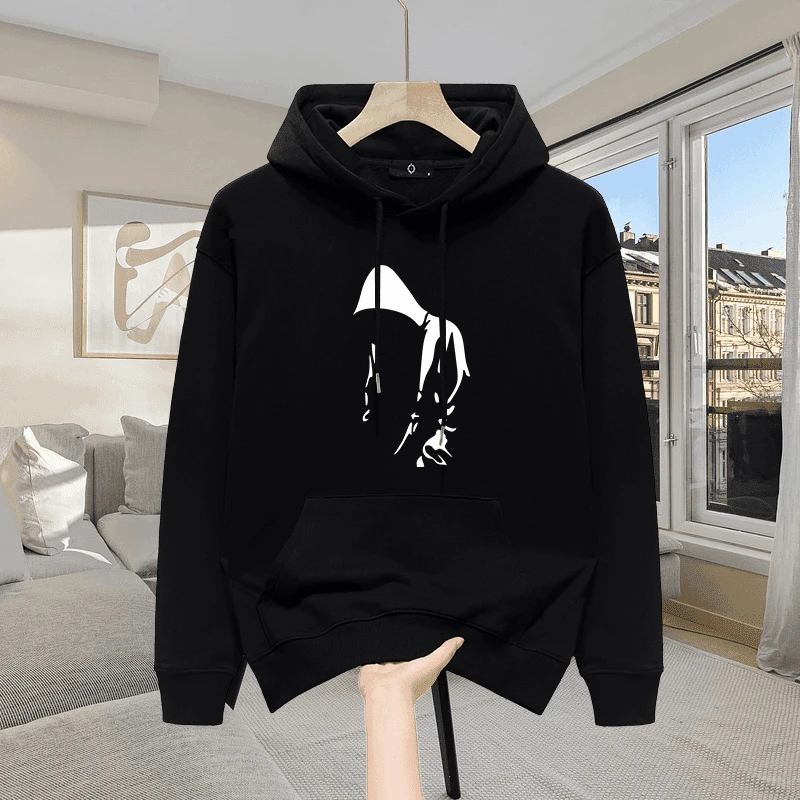 仓石一树潮流休闲连帽卫衣男士春秋冬季纯棉轻奢体恤百搭宽松外套