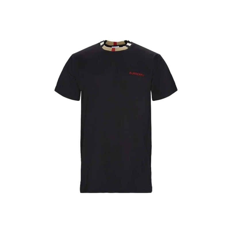 【香港发货】Burberry博柏利 纯色刺绣logo 圆领短袖T恤 女款 S码