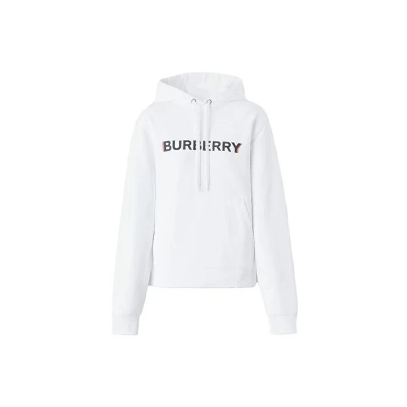 【美国发货】Burberry M码 字母连帽宽松卫衣 女款 无吊牌样衣清仓