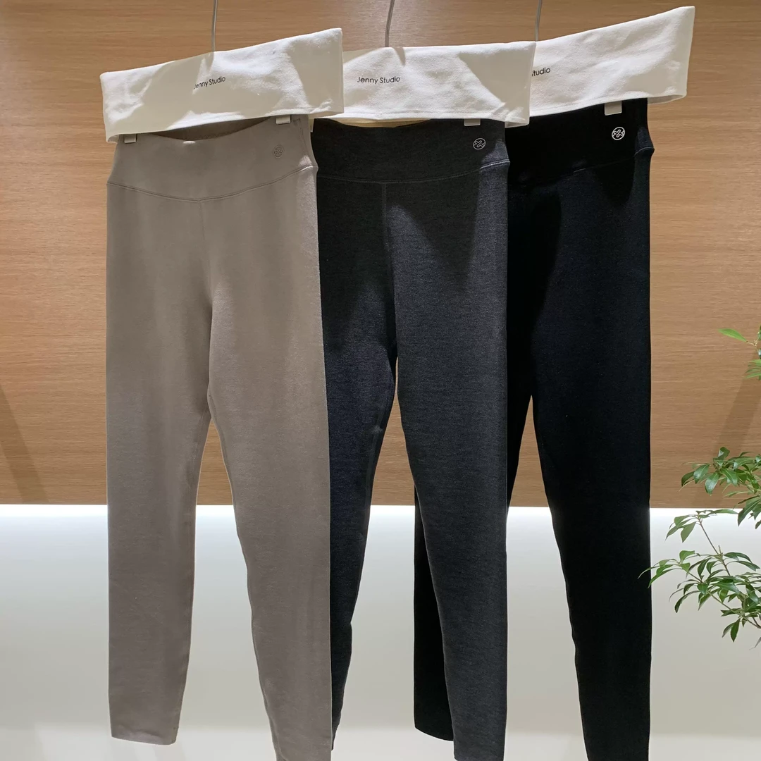 已特价！【5度-10度左右可穿】专柜同款！加绒四面弹保暖打底裤2964