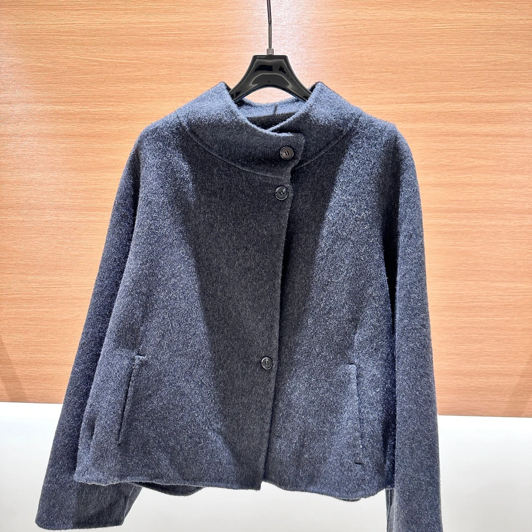 已特价！格雷穿搭  高端双面呢大衣秋冬厚外套2784